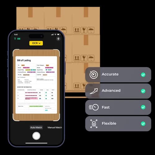 PackageX - Vision Scanning for Bill of Lading project preview