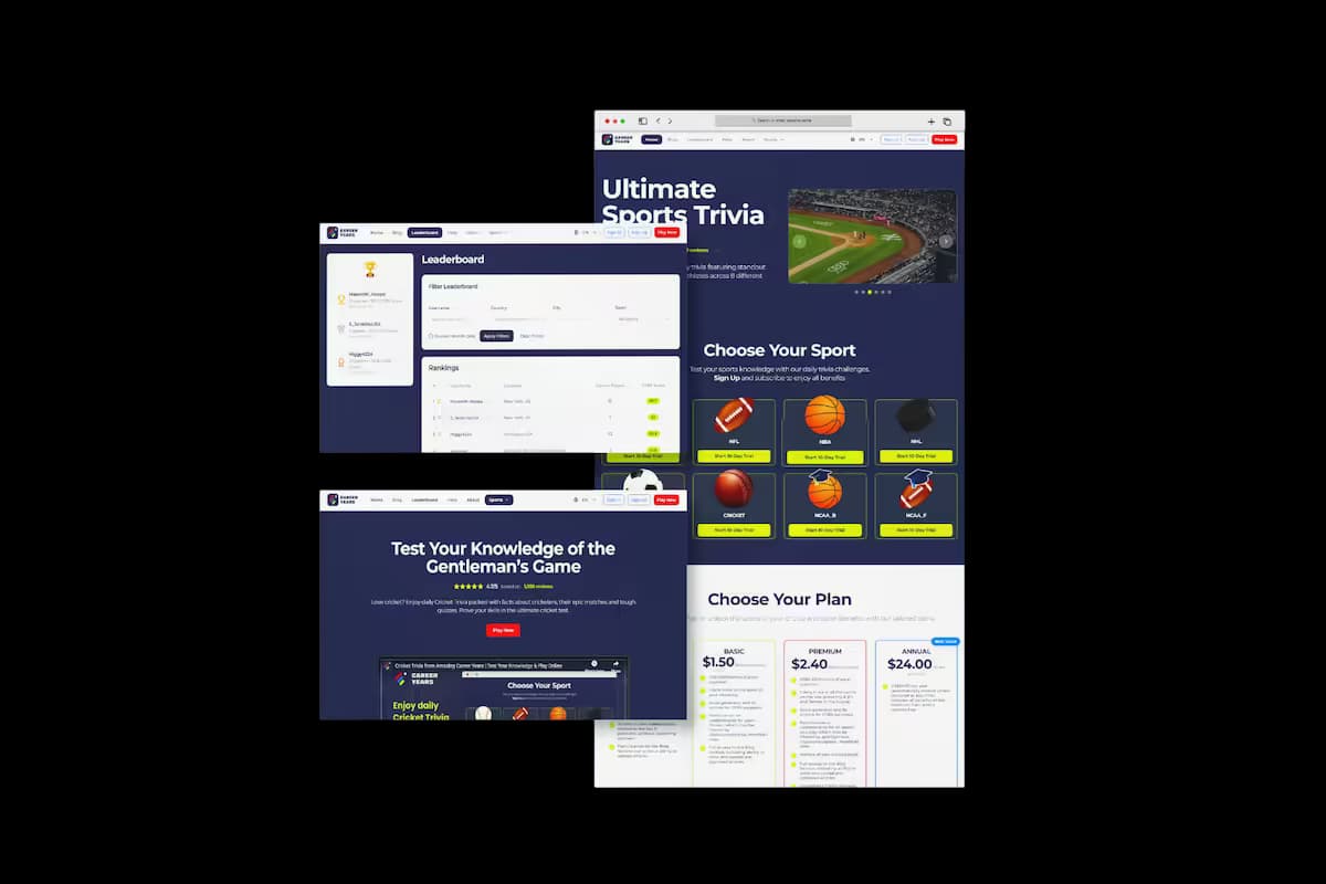 Career Years project preview